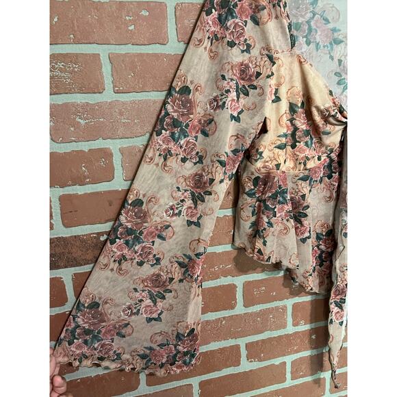 Shein Long Sleeve Floral Top - 2XL - Picture 2 of 5